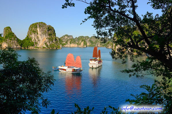 Beautiful view from Thien Canh Son Cave