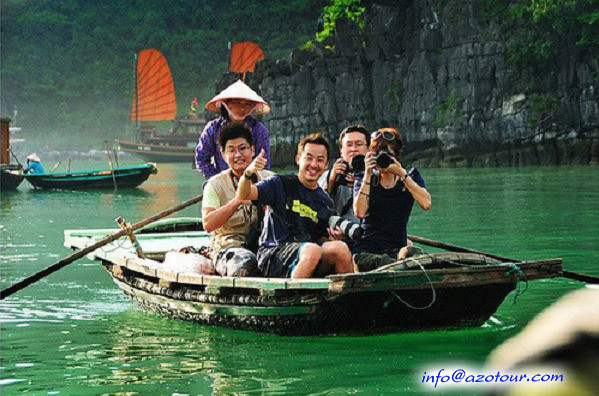 Floating houses in Vung Vieng Fishing Village