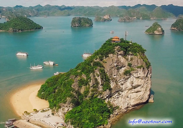 Sky view of Titop Island 