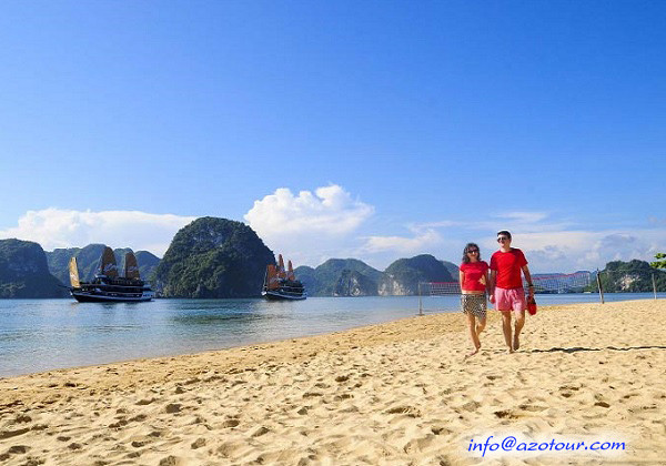 Relaxing time on Titov Beach