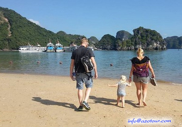 A perfect Titov beach for families with kids 