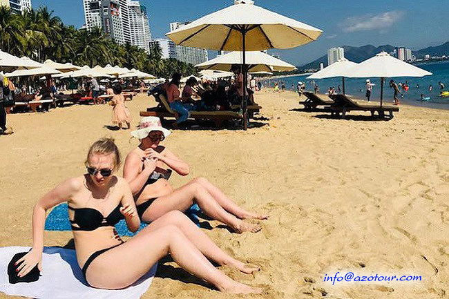 Relaxing on the beaches of Nha Trang