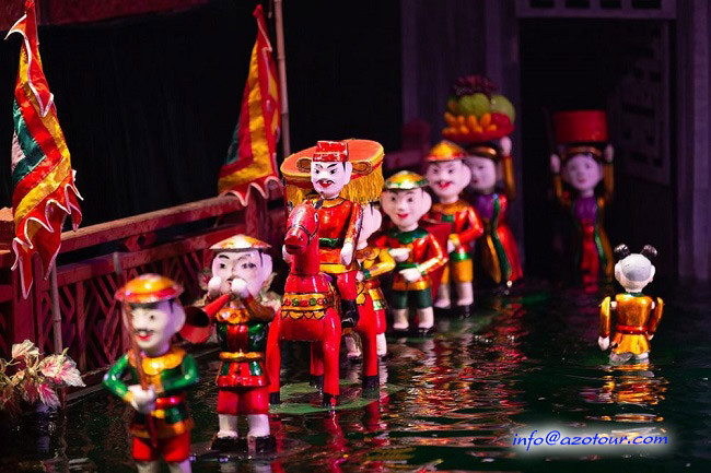 Have a typical Hanoi show named Water Puppet Show