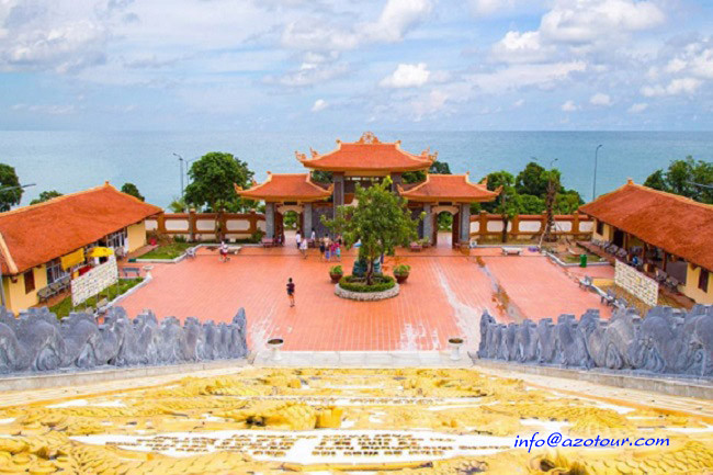 Suoi Tranh waterfall & Ho Quoc Pagoda 